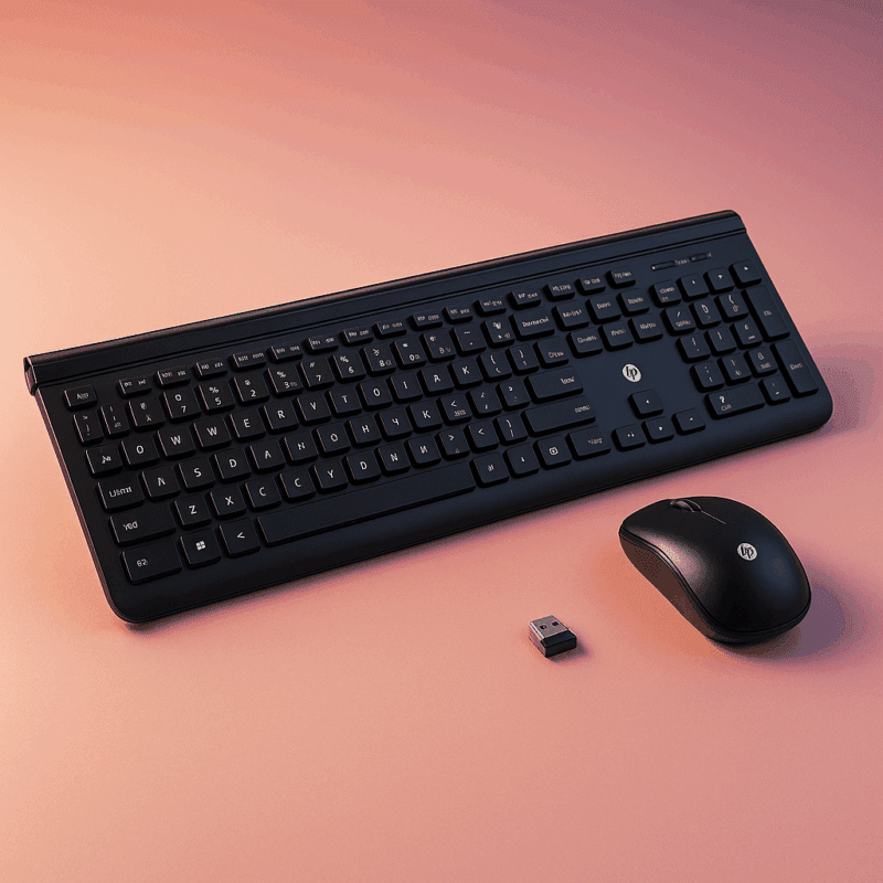 ⁦סט מקלדת ועכבר אלחוטיים HP CS500⁩ – תמונה ⁦2⁩