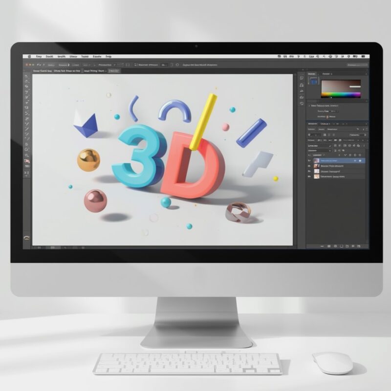 אפקטים תלת מימד באילוסטרייטור